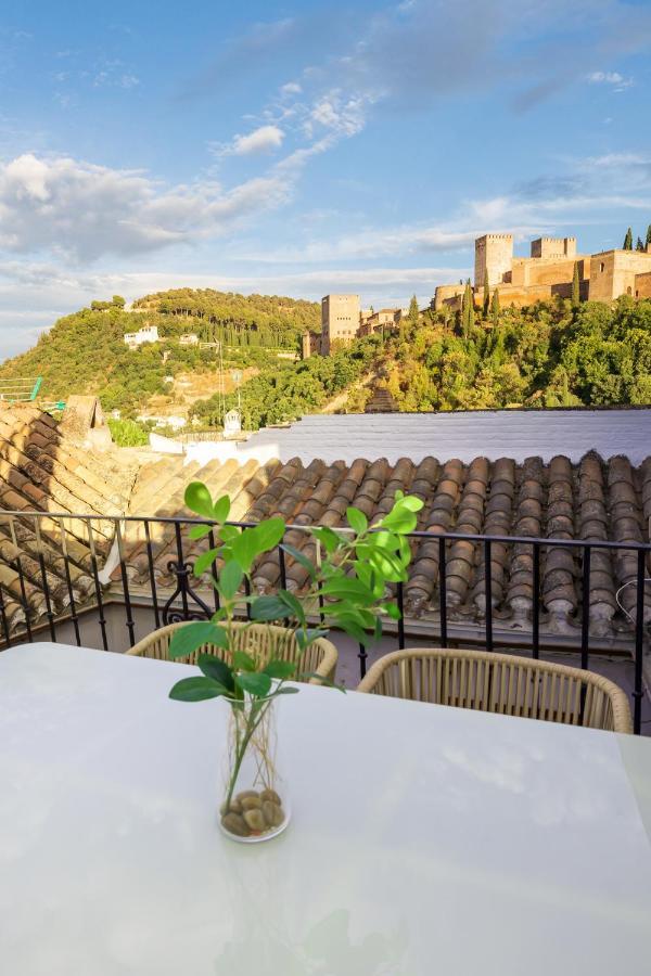 グラナダAlbaicin Alhambra Views Private Terraceアパートメント エクステリア 写真