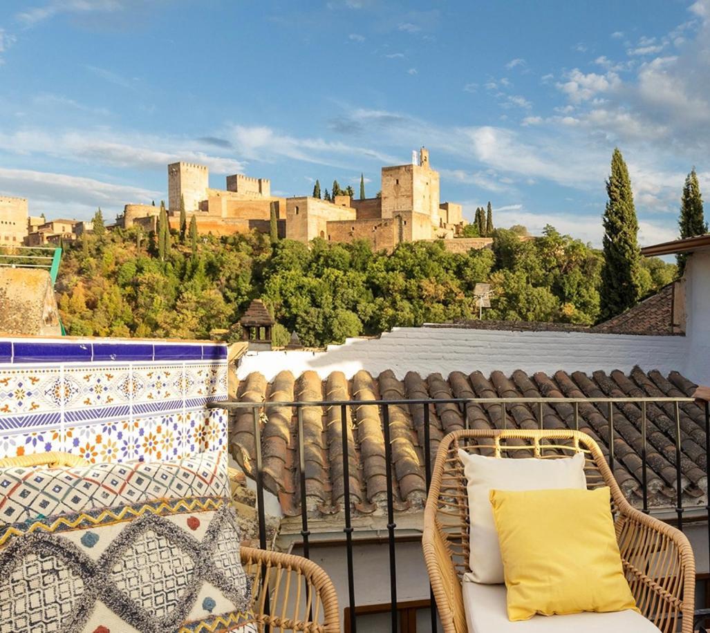 グラナダAlbaicin Alhambra Views Private Terraceアパートメント エクステリア 写真